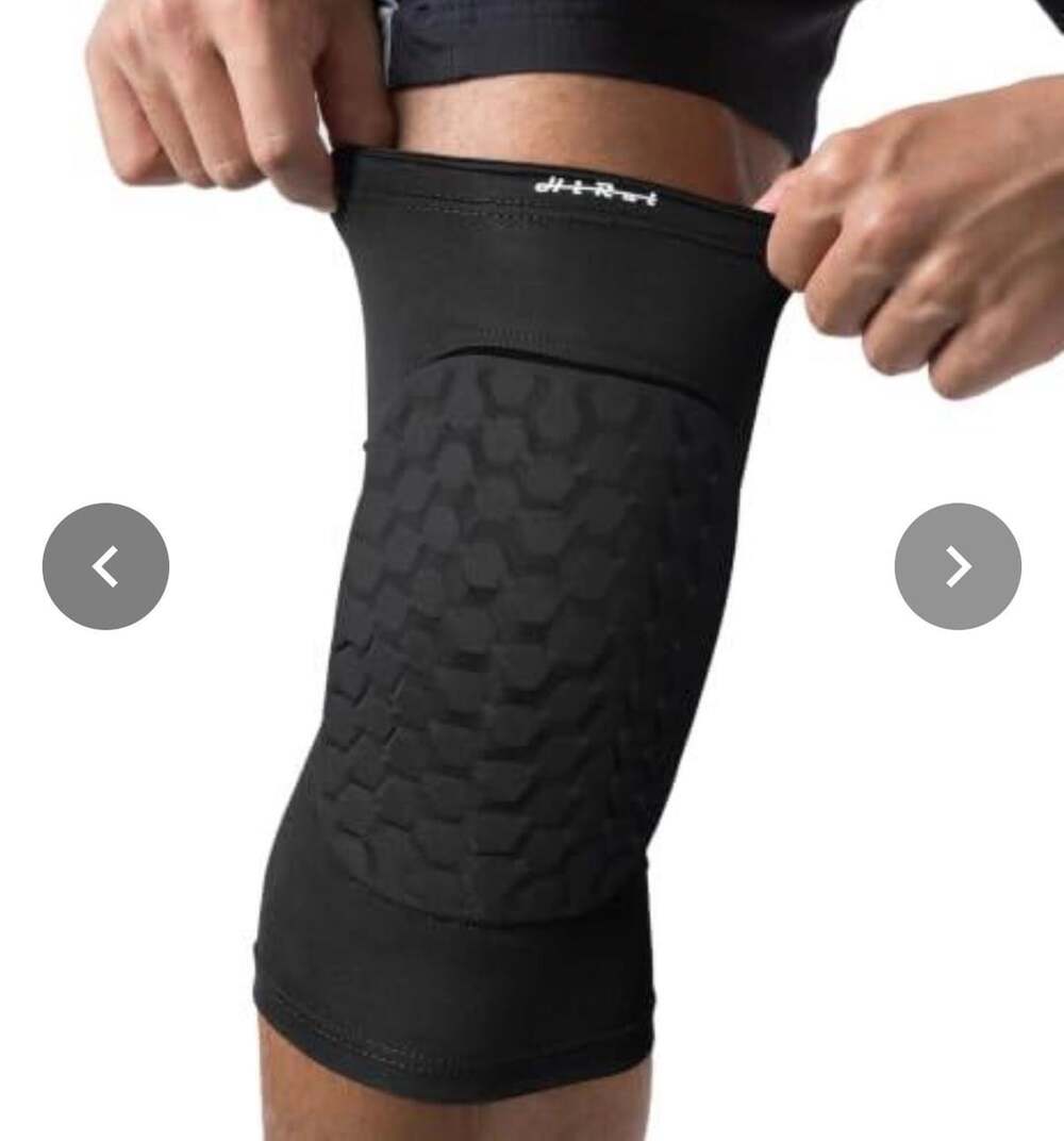 HiRui Honeycomb Knee Pads Size XX-Small Black Compression Sleeve 1 Pair New